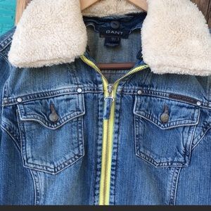 Rad Gant Jean Jacket with yellow detailing - size Small